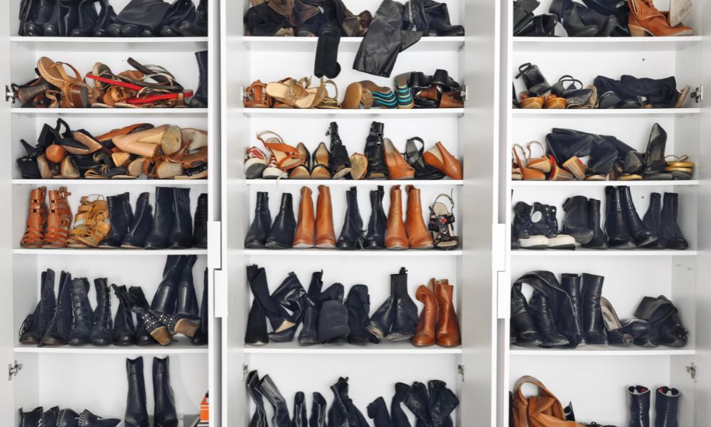 Alternate Shoe Orientation Master Bedroom Closet Organization Ideas