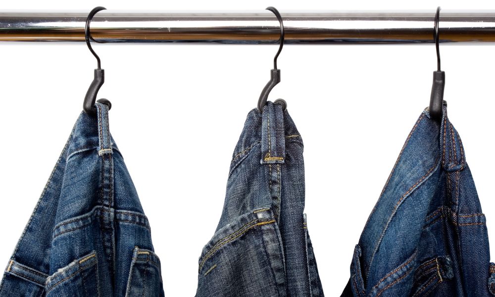 Use “S” Hooks to Hang Jeans