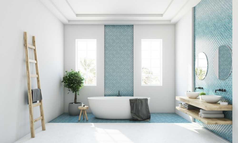 Colorful Tile Bathroom Backsplash Ideas 