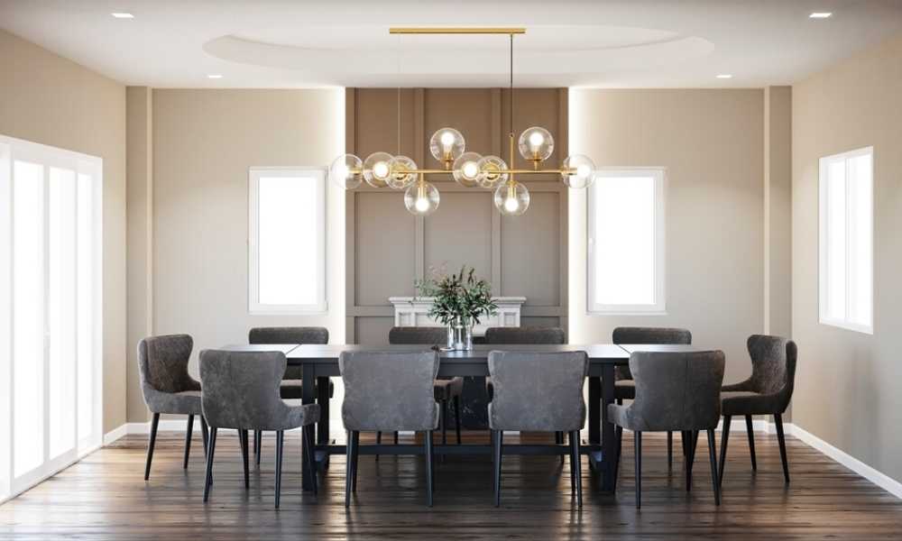 Dining Room Lighting for Long Tables