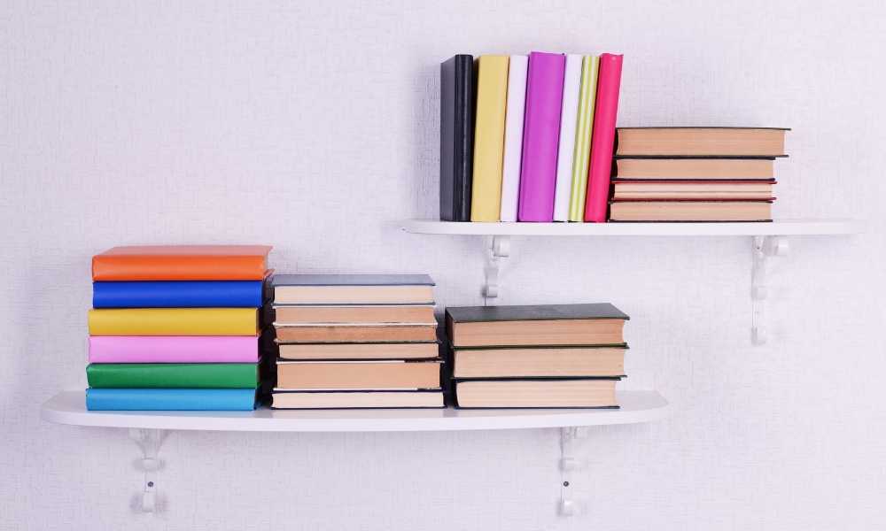 Floating Wall Bookshelf Bookshelf Ideas For Small Bedroom