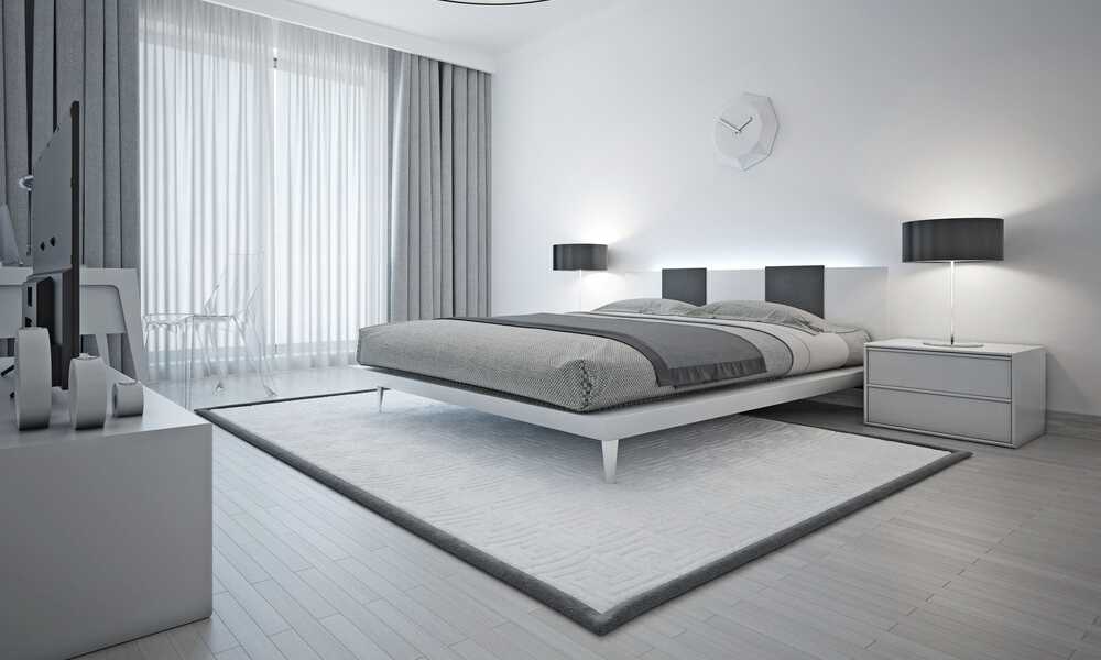 Grey And Monochrome Bedroom
