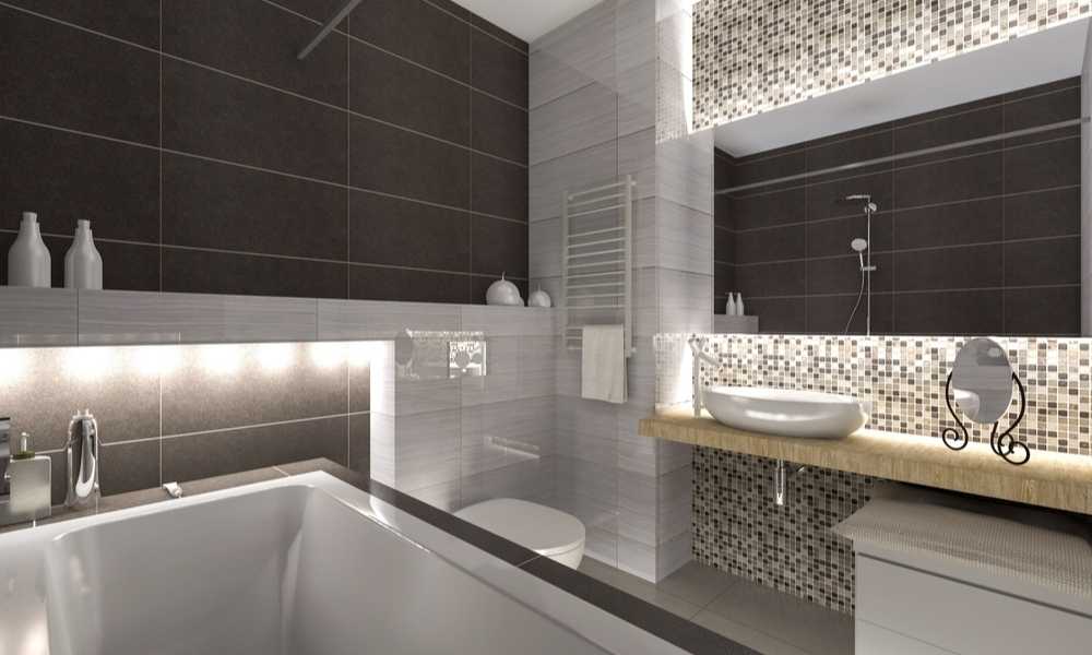 Mosaic Tile Bathroom Backsplash Ideas 