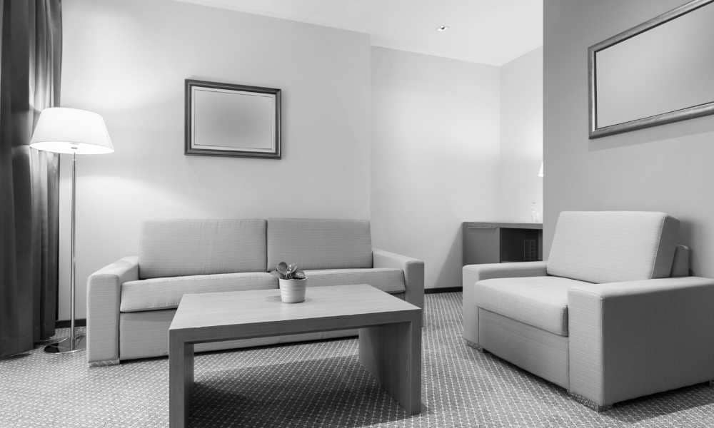 Use A Dark Grey Sofa To Enhance A Small Living Room