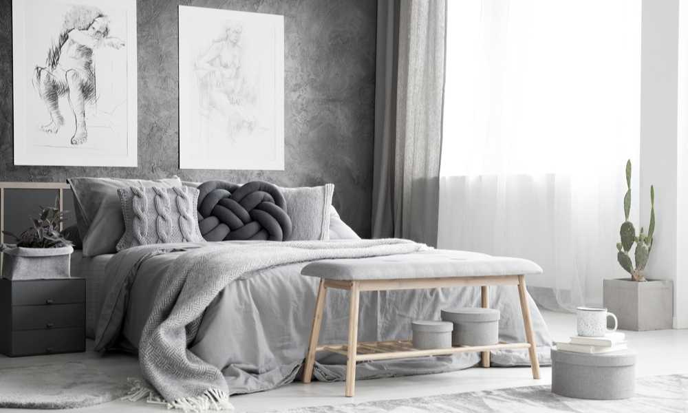 Use Different Tones of Gray In The Bedroom