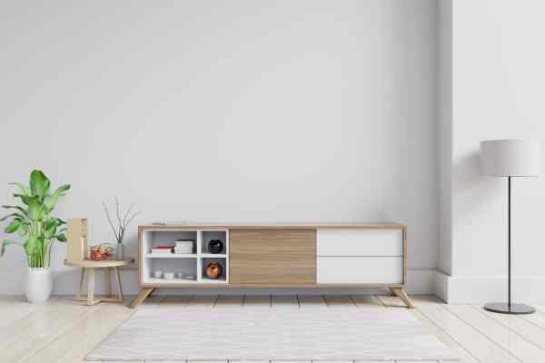 Contemporary corner cabinet design